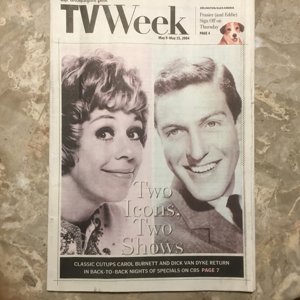 Rare TV Week Carol Burnett and Dick Van Dyke (May 2004)